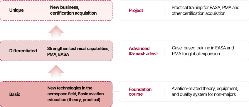Capacity building program for employees in the aviation industry